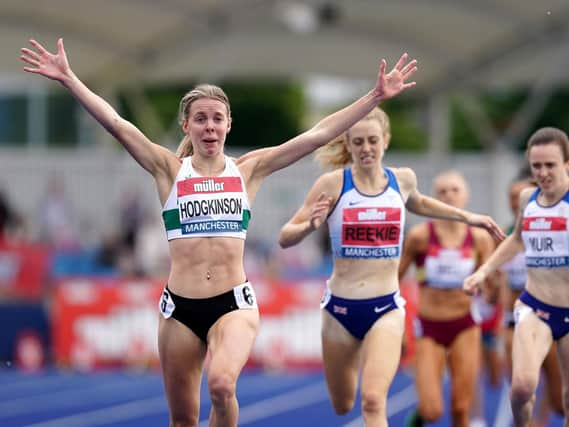 Success for Keely Hodgkinson