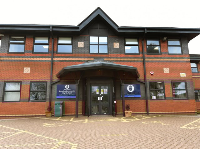 Standish Community High School sent a message to parents and guardians of Year 8 students this morning