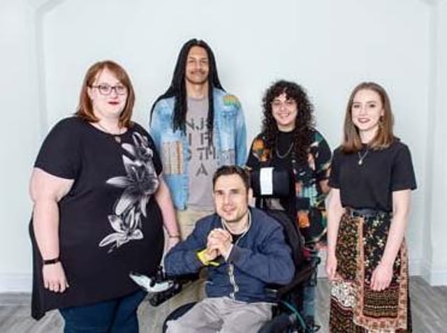 The Wigan cast of Rent Party