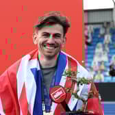 Harry Coppell after his success