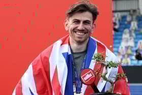 Harry Coppell after his success