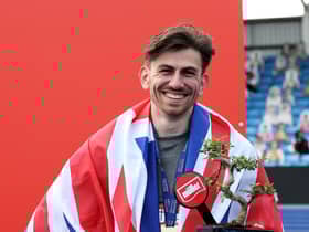 Harry Coppell after his success