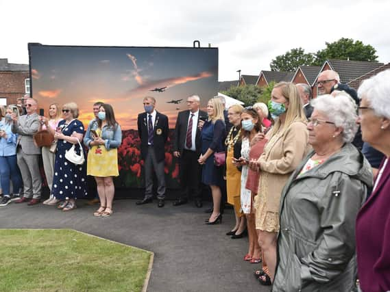 The opening of Hindley Veterans Memorial Garden