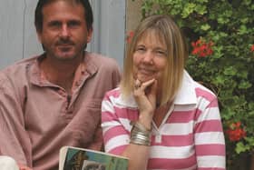 Kay Dunbar MBE with her husband Stephen Bristow