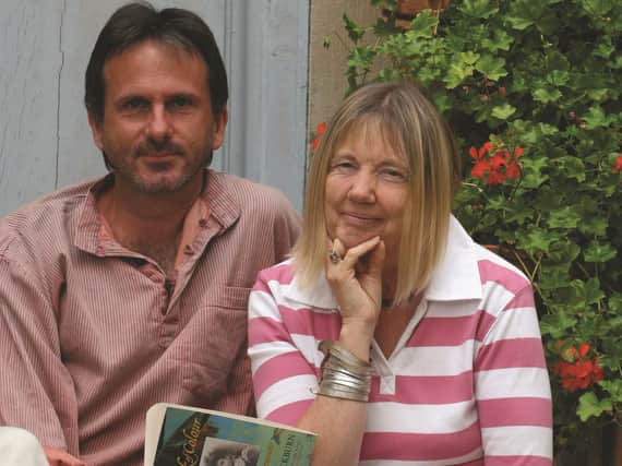 Kay Dunbar MBE with her husband Stephen Bristow