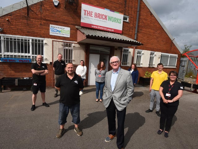 John Parker, chairman of trustees, at The Brick