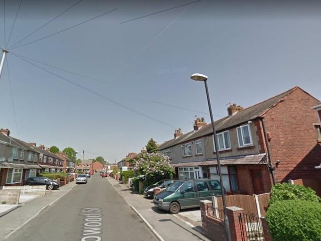Firefighters were called to Lowood Street in Leigh. Pic: Google Street View