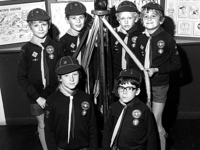 St John's Cub Scouts in Wigan in 1976