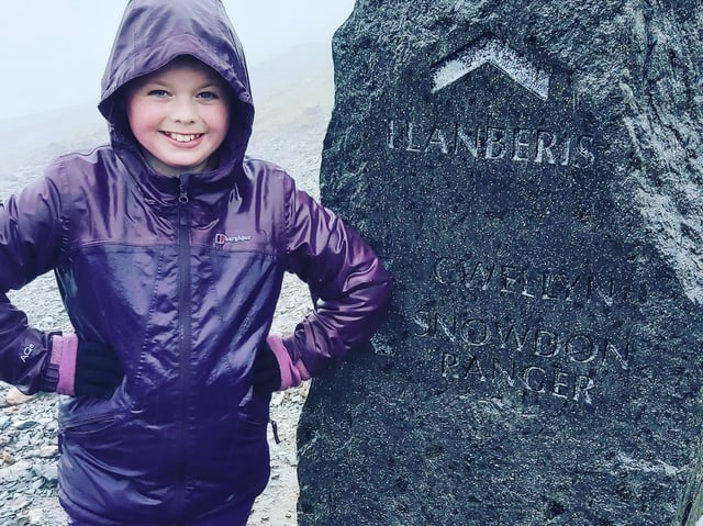 Konnie climbs Snowdon