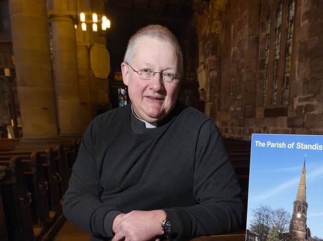 Rev. Holliday at St Wilfrid's'