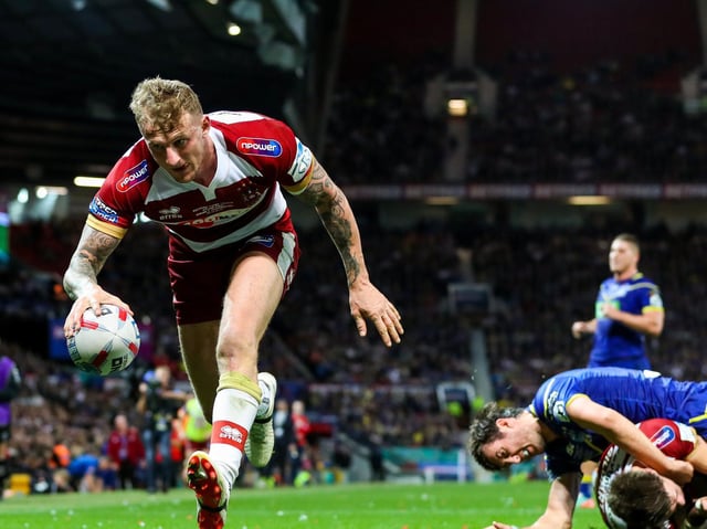 Dom Manfredi was the two-try hero in the 2018 Grand Final