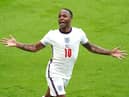 England's top scorer Raheem Sterling