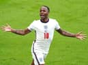 England's top scorer Raheem Sterling