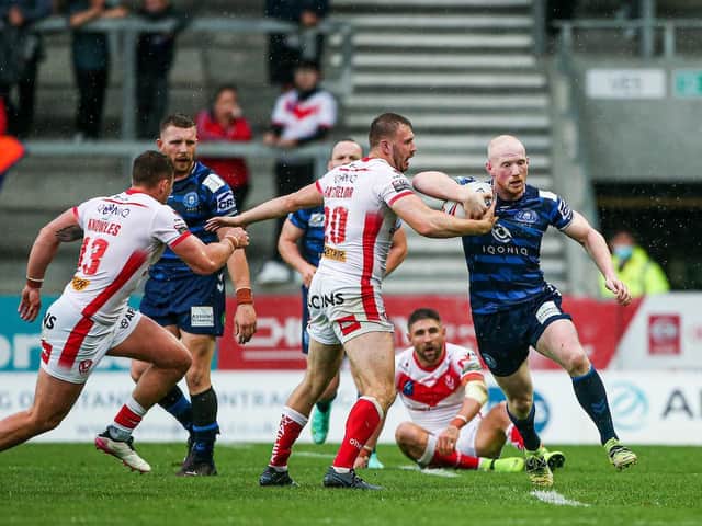 Liam Farrell scored a try for Wigan