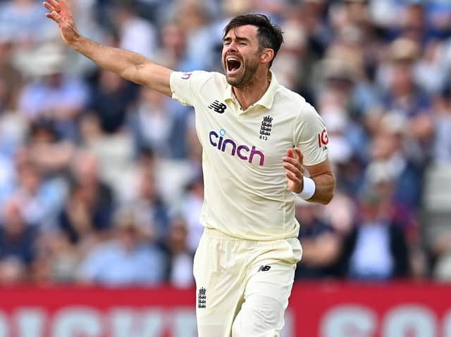 James Anderson returned to County Championship action for Lancashire with great success