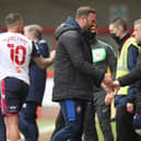 Bolton boss Ian Evatt and his No.2 - Latics legend Peter Atherton