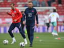 Graeme Jones on England duty