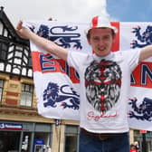 Jordan Gaskell has been walking around Wigan dressed in England gear this week