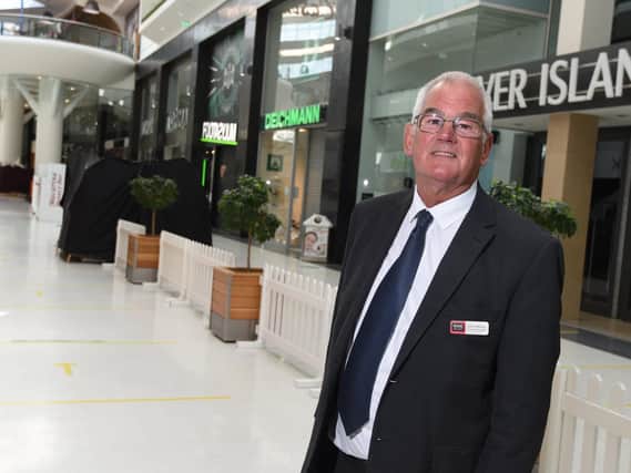 John Sanson, who has retired from his role as centre manager at the Grand Arcade