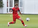 Callum McManaman training with Latics last summer before his move to Australia