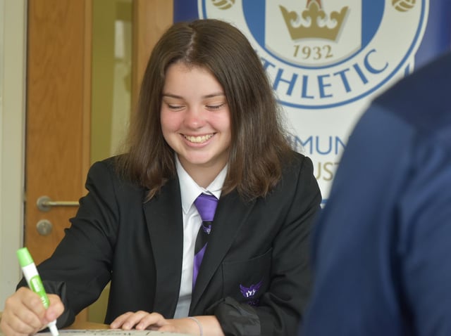 Atherton High School pupil Jasmine Marland says the Latics Trust’s Premier League Inspires programme helped improve her mental health