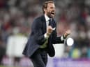 Gareth Southgate celebrates England's victory over Denmark in the Euro semi-final