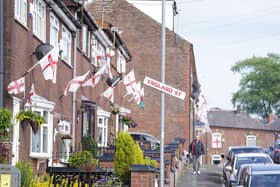 Wales Street in Oldham, Lancashire, where residents have renamed the road to England Street