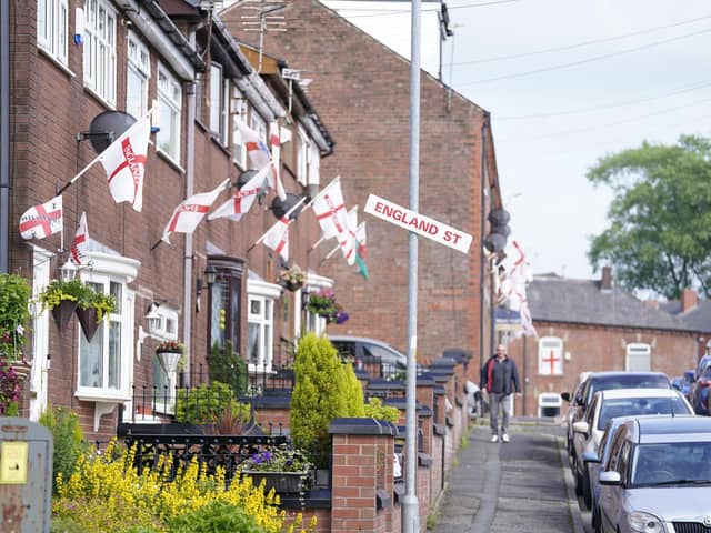 Wales Street in Oldham, Lancashire, where residents have renamed the road to England Street
