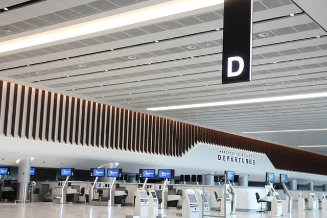 The new-look Terminal 2 at Manchester Airport