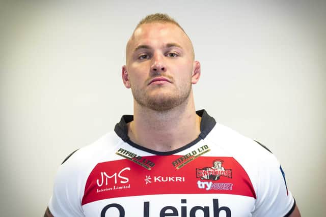 Jamie Action during his spell as a Leigh Centurions player