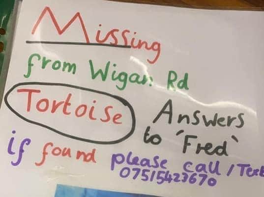 Missing posters when Fred disappeared