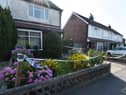 Police tape at the scene of the incident in Shevington