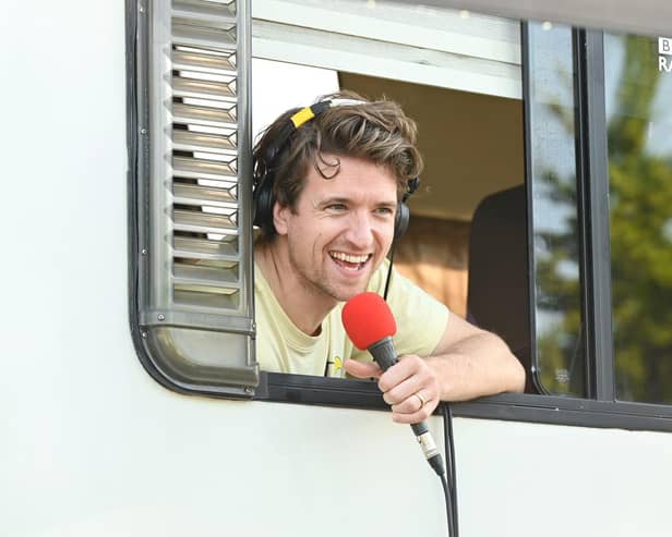 Greg James. Pic: Radio 1 Breakfast with Greg James