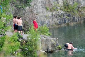 Concerns have already been raised this summer about youngsters swimming at East Quarry in Appley Bridge