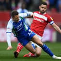 Bailey Wright in action against Latics during his Bristol City days