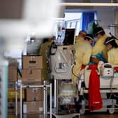 Latest figures from NHS England show that 4,401 hospital beds were occupied by confirmed Covid-19 cases on Friday