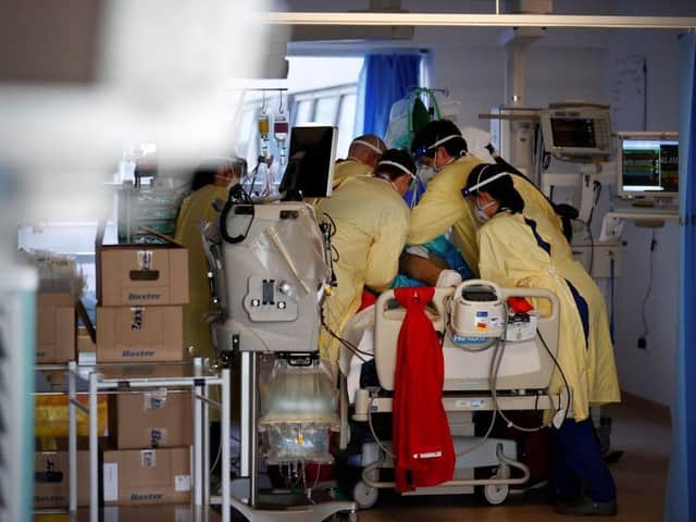 Latest figures from NHS England show that 4,401 hospital beds were occupied by confirmed Covid-19 cases on Friday
