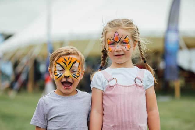 Face painting will be among the many attractions