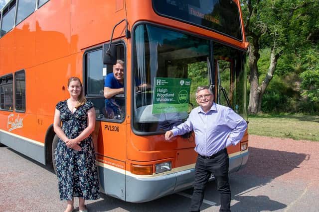 It is hoped the new bus will make the green space even more accessible