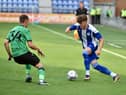 Tom Pearce looks for an opening against Stoke