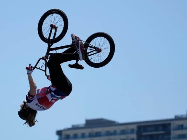 Charlotte Worthington in action in Tokyo