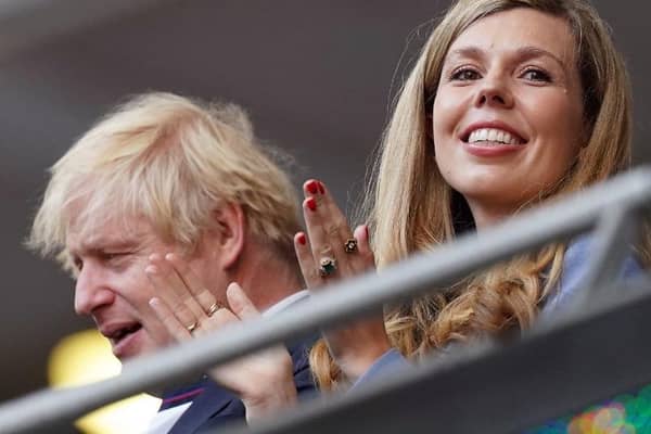 PM Boris Johnson and his wife Carrie