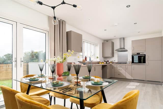 Artist’s impressions of the house which is up for grabs in a prize draw raising funds for Derian House Children’s Hospice. The house has been designed in partnership with HemingwayDesign, the company owned by Morecambe-born Wayne Hemingway