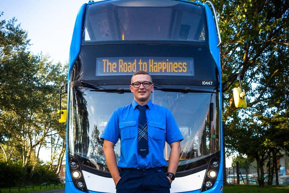 Bus driver Jamie Jackson