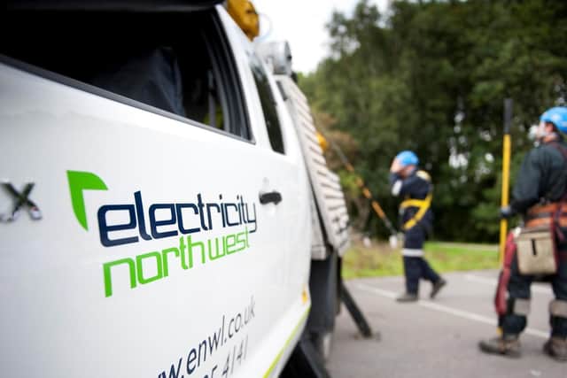 Electricity North West engineers went to address the problem