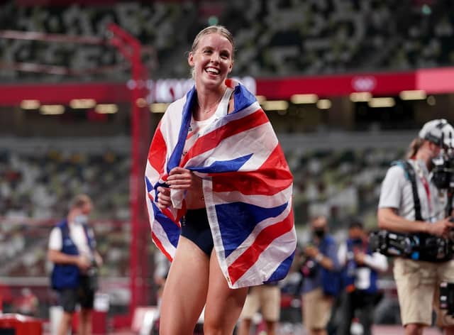 Keely Hodgkinson won silver in the 800m