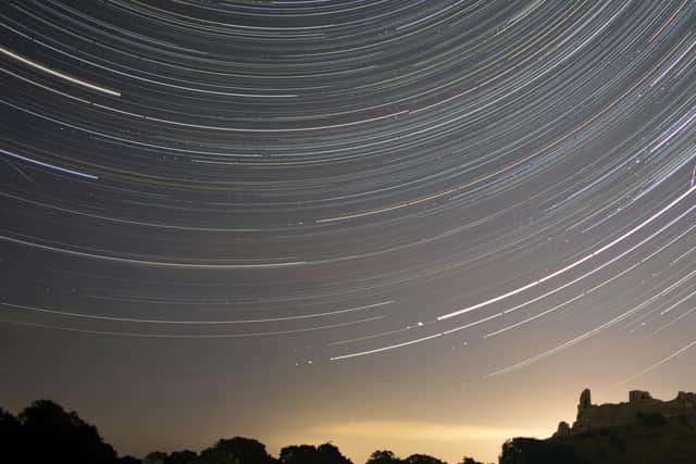 The Perseids meteor shower occurs every year when the Earth passes through the cloud of debris left by Comet Swift-Tuttle, and appear to radiate from the constellation Perseus in the north eastern sky.