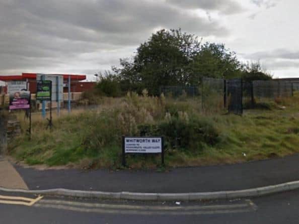Whitworth Way's junction with Woodhouse Lane