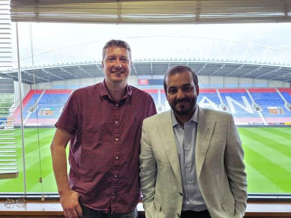 Latics correspondent Paul Kendrick meets Talal Al Hammad at the DW Stadium