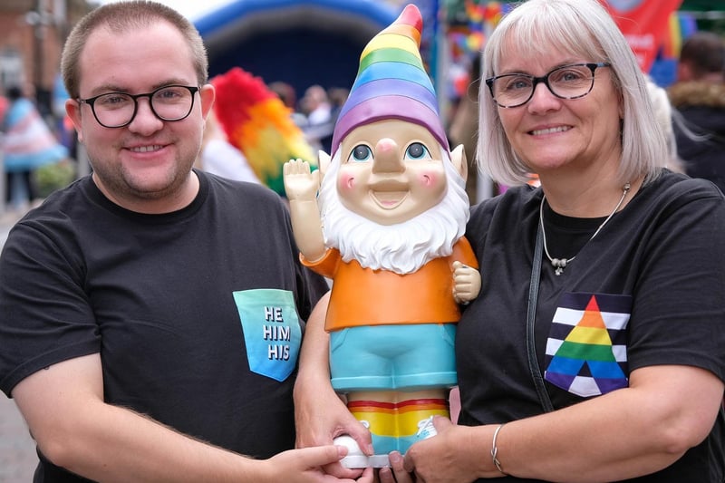 Adam Holcroft and Louise Pemberton from Rainbow & Co.